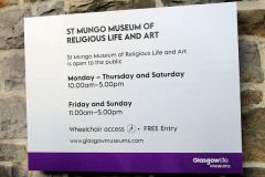 St Mungos Museum Sign